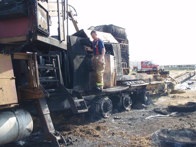 Hess hay grinder fire. 05.12.2012